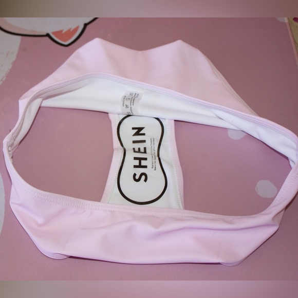 Mermaid Bikini & Tail Set | Pink & yellow | Small - Picture 7 of 15